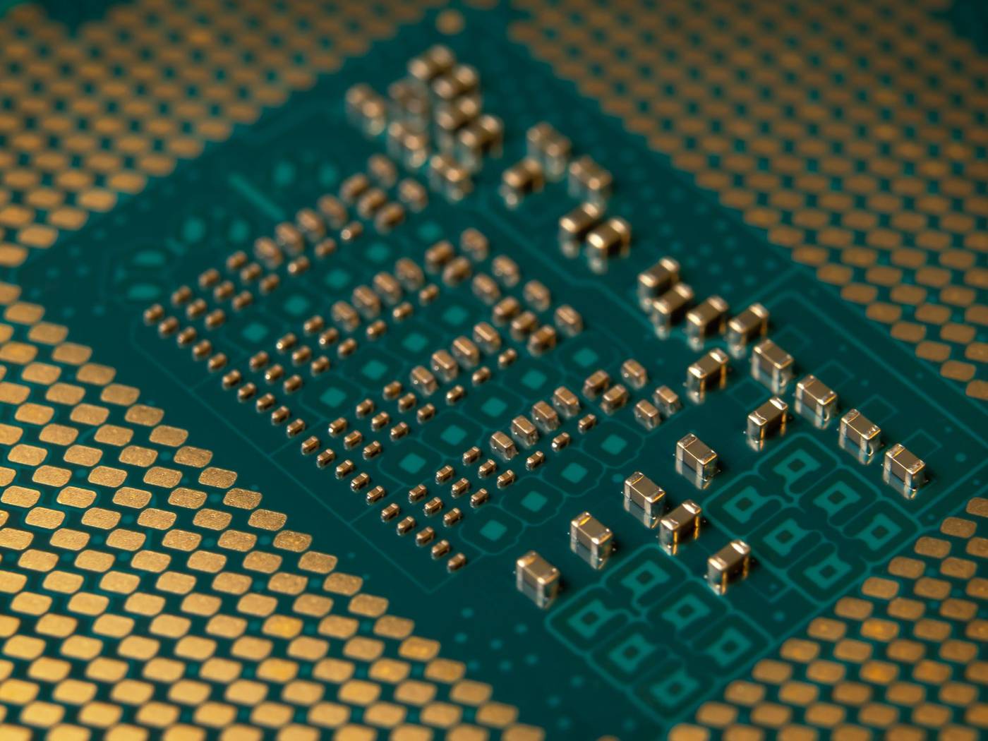 Ai chip semiconductor close up