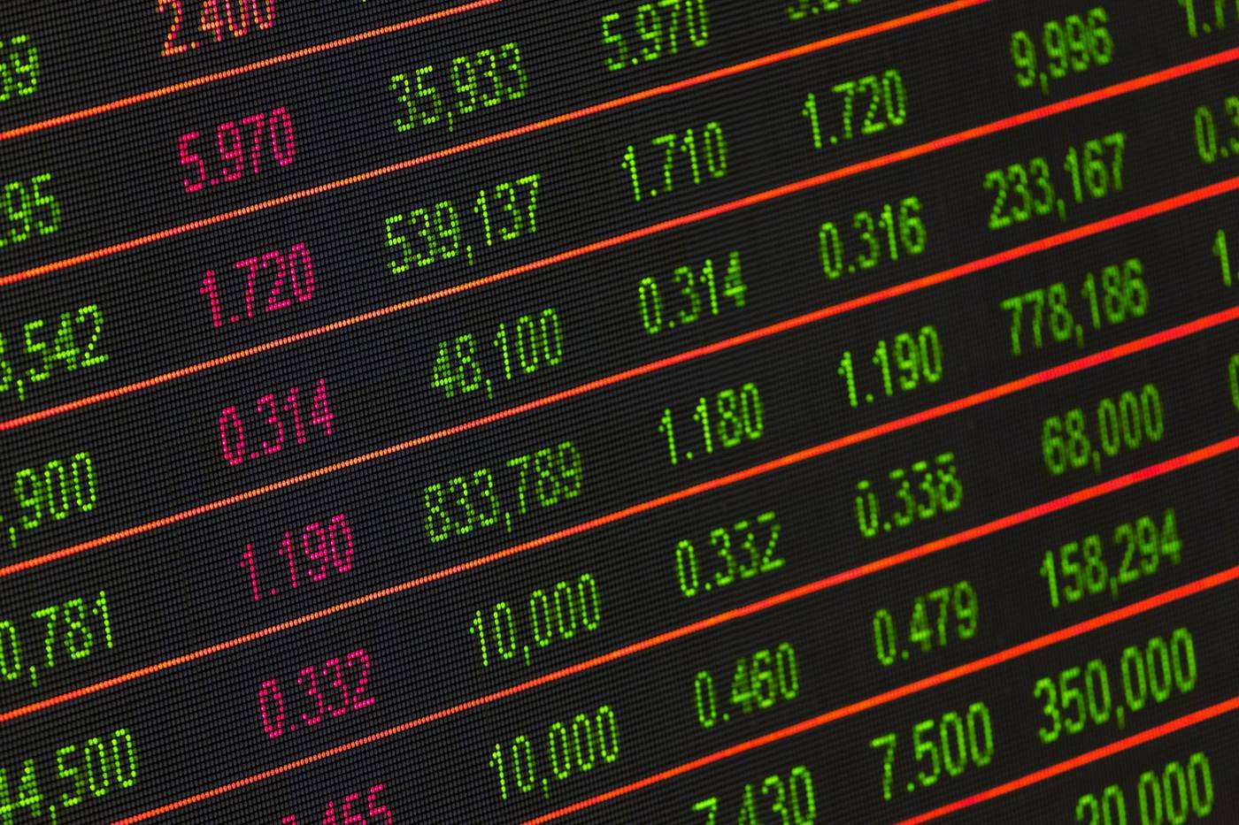 Nasdaq stock market trading floor
