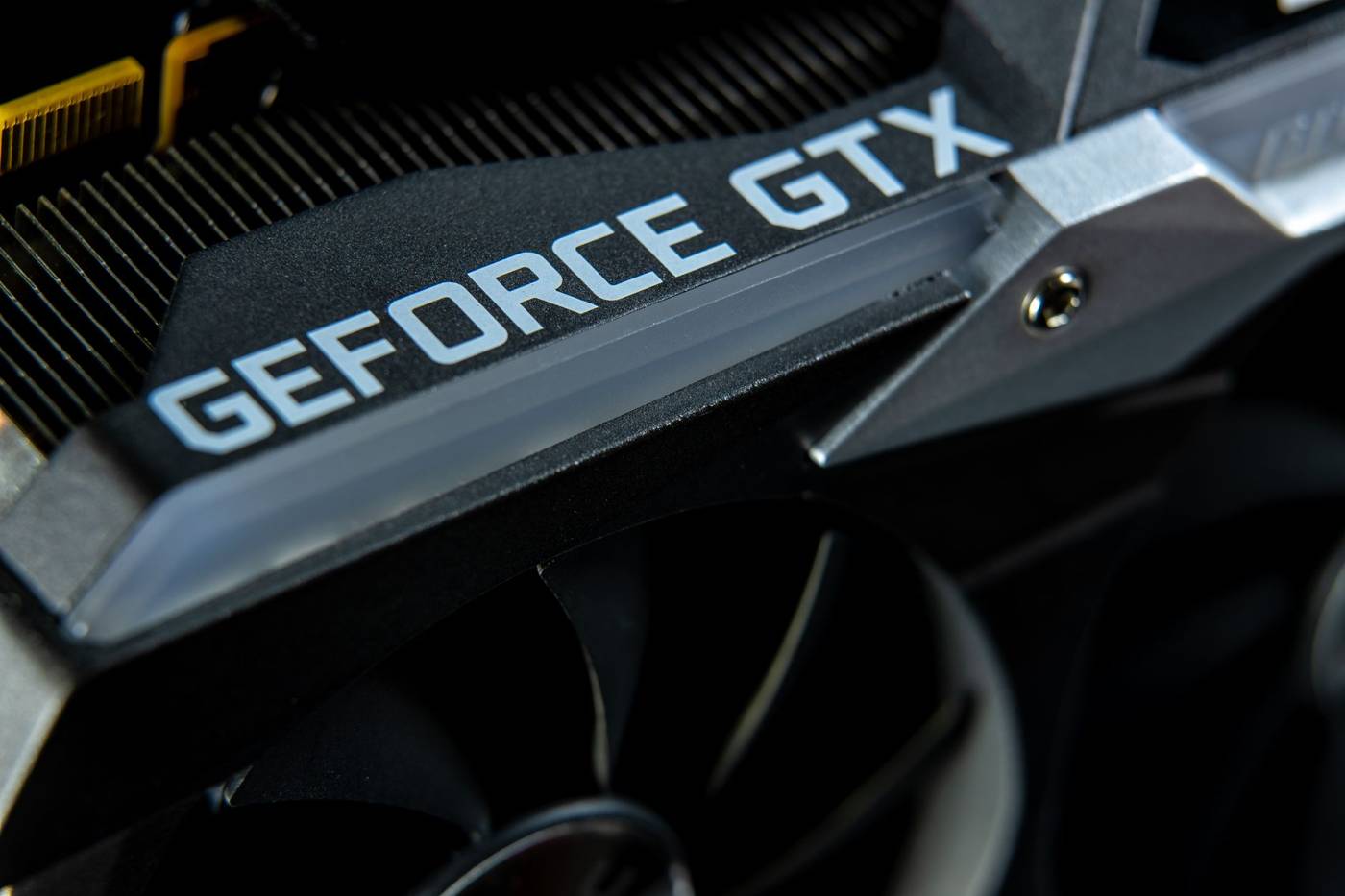 Nvidia gpu chip close up