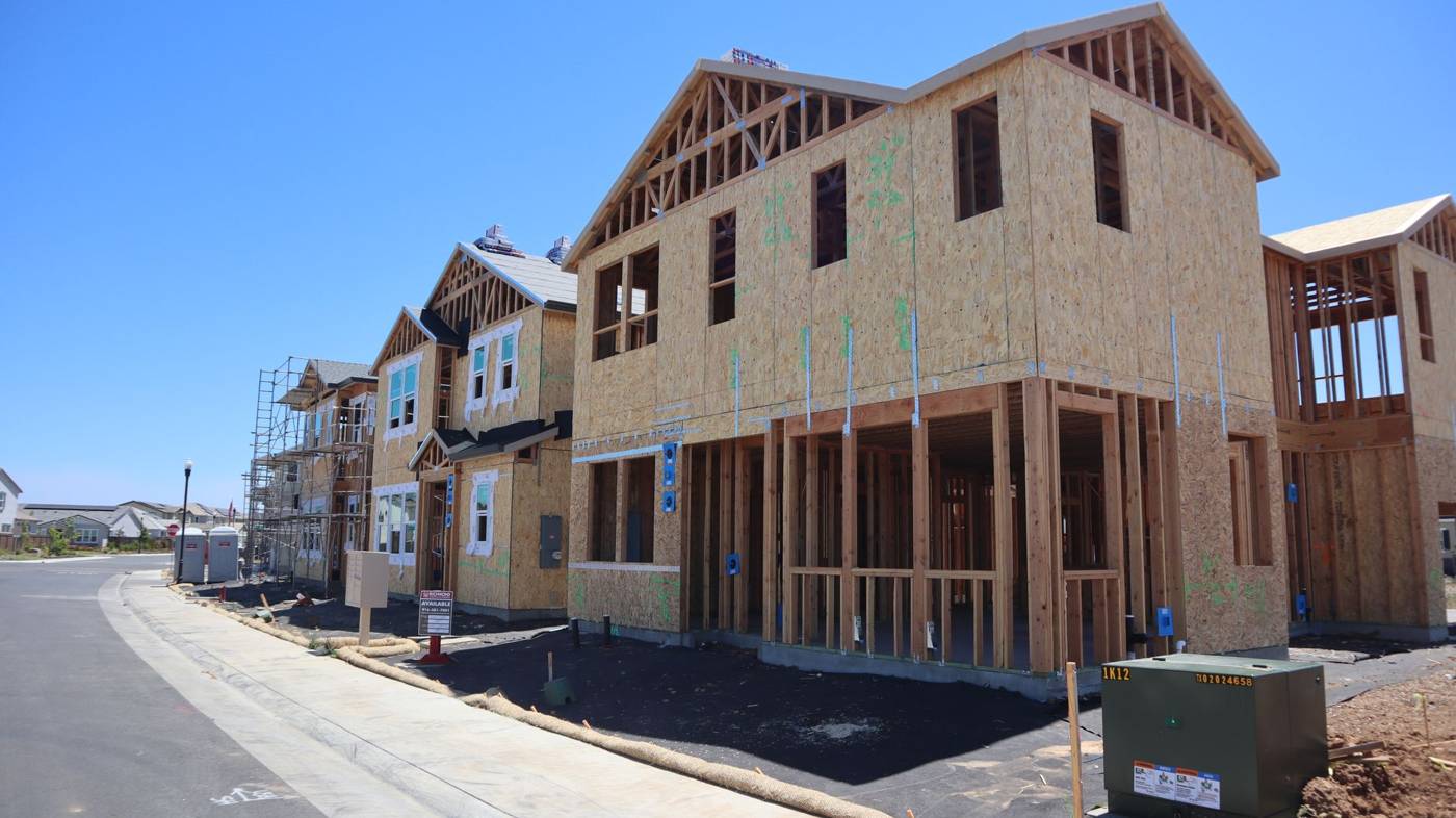 Us housing construction site